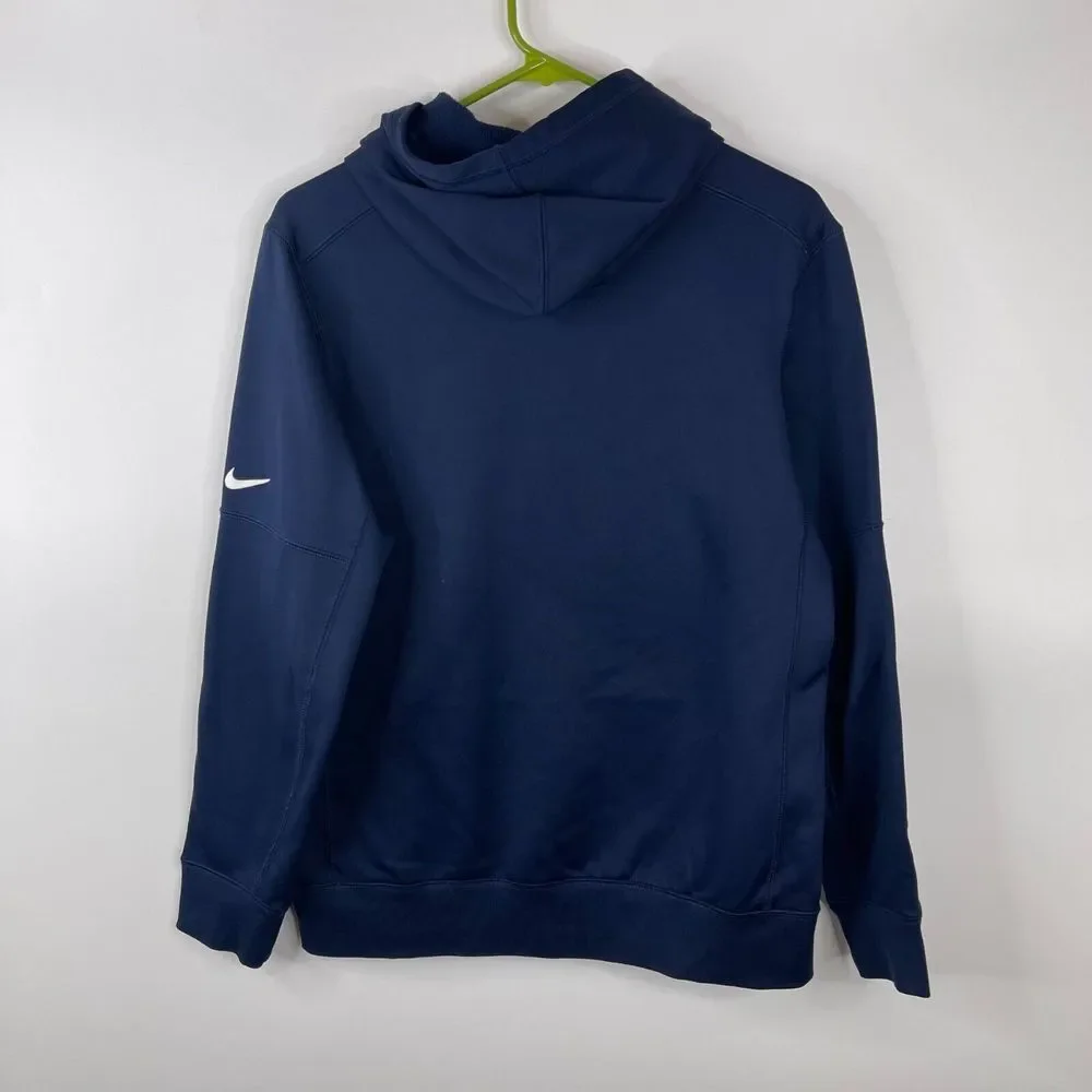 Nike Therma-Fit Boys Patriots‎ Hoodie Size YXL Blue Long Sleeve Football